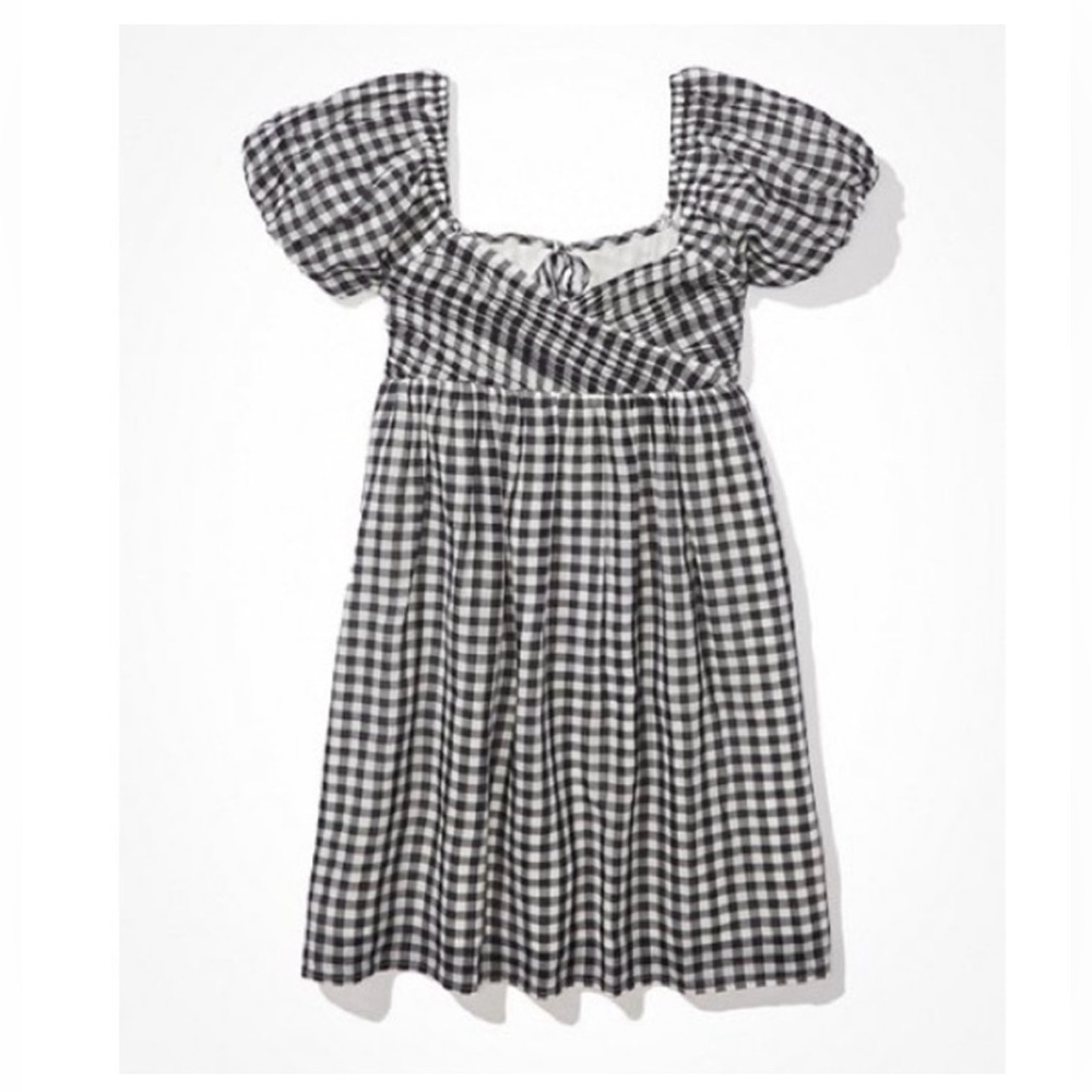 AE Gingham Mini Dress